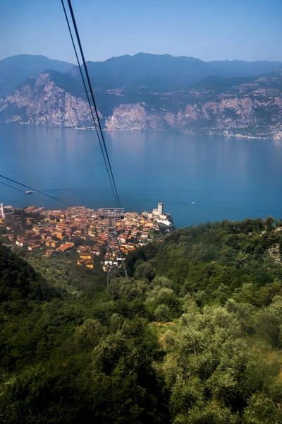 Monte Baldo Mountain Back Lake Garda Resort Malcesine Italy Mountain — Stock Photo, Image