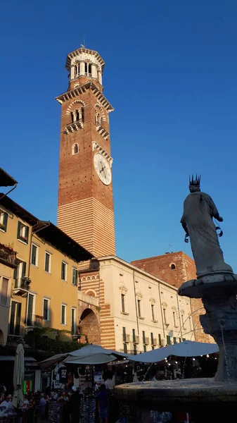 Verona Ist Eine Stadt Norditalien Die Shakespeares Tragödie Romeo Und — Stockfoto