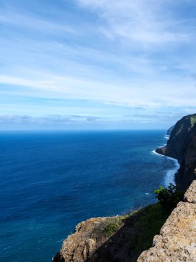 Madeira is a very mountainous Island with steep cliffs falling into the Atlantic Ocean.Mists roll over and through the Mountains.The roads are steep and tortuous with many tunnels Everywhere there are flowers and terraces or levadas growing crops