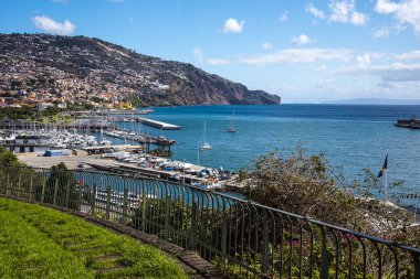 The Deep Water harbour and port at Funchal on the island of Madeira where ferries and Cruise Liners Berth, Tall Ships also dock here as do smaller craft and fishing boats. It is a safe harbour against Atlantic storms 