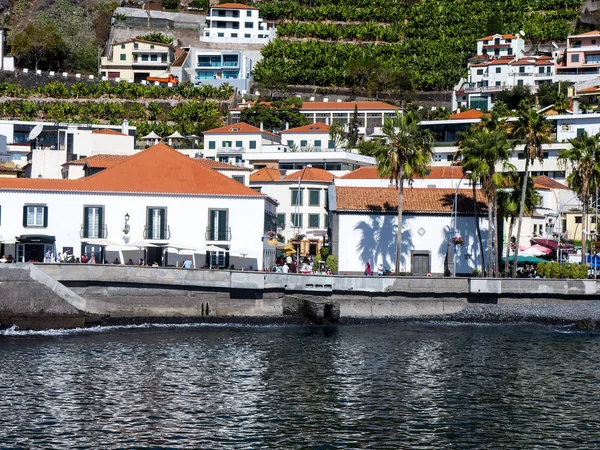 Camara Lobos Pueblo Pescadores Cerca Ciudad Funchal Madeira Que Tiene —  Fotos de Stock