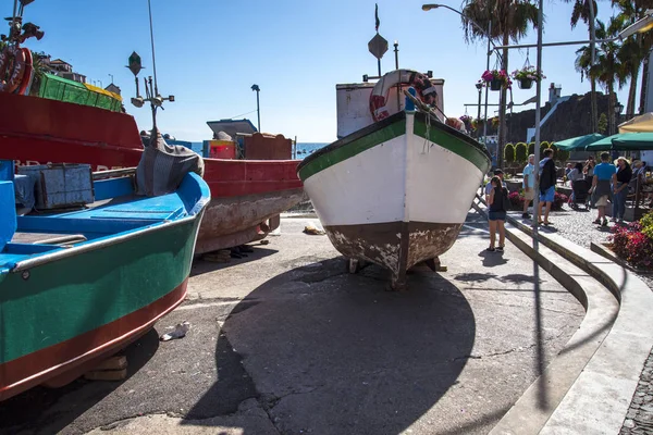 Camara Lobos Fishing Village City Funchal Madeira Which Has Some — Stockfoto