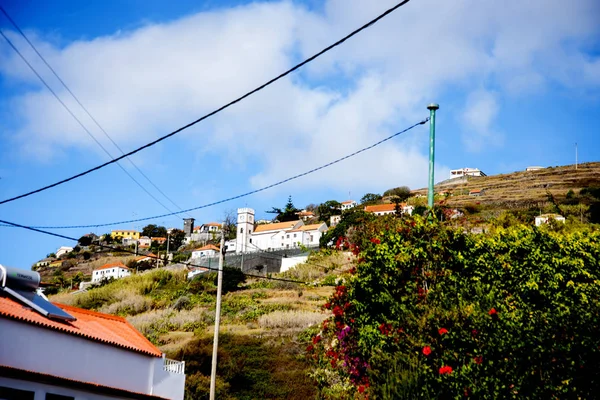 Los Pequeños Pueblos Área Sureste Isla Madeira Son Alcanzados Por —  Fotos de Stock