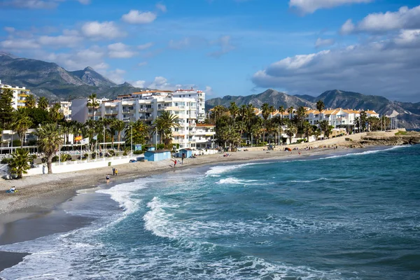 Nerja Holiday Resort Eastern End Costa Del Sol Typically Spanish — Stock Photo, Image