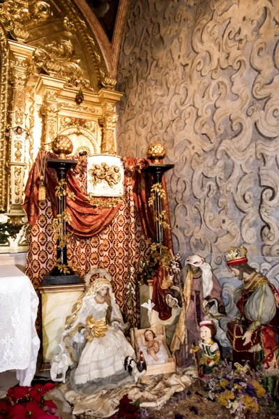 Spagna Paese Religioso Natale Tutte Chiese Negozi Case Sono Decorate — Foto Stock