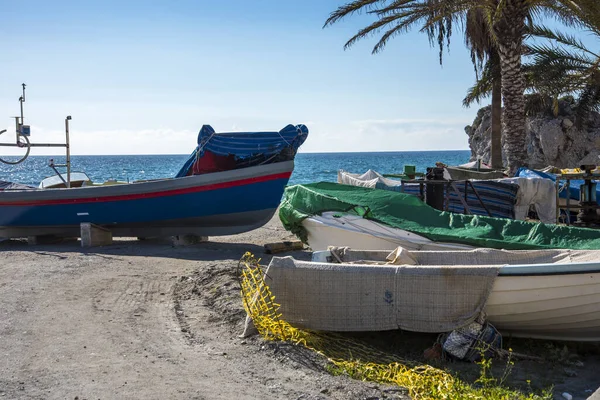 Nerja Sulla Costa Del Sol Spagna Una Località Balneare Spiagge — Foto Stock