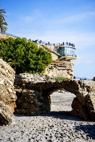 Balcon Europa Large Balcony Cliff Seaside Town Nerja Costa Del — Stock Photo, Image