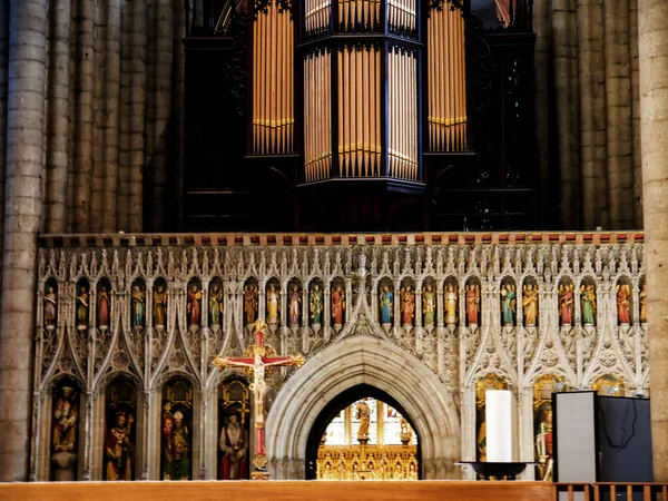 Ripon Cathedral Has History Stretching Back Almost Fourteen Centuries Ripon — Stock Photo, Image