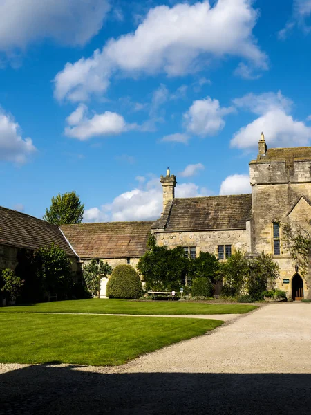 Markenfield Hall Está Millas Sur Ripon Norte Yorkshire Una Casa — Foto de Stock