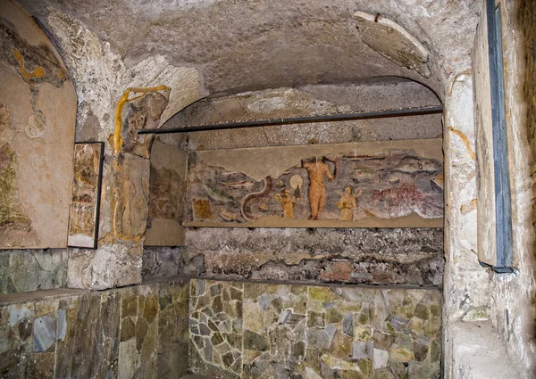 Sitio Arqueológico Abandonada Ostia Antica Antiguo Puerto Roma Italia Desembocadura —  Fotos de Stock