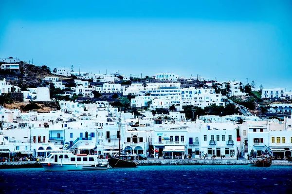 Die Wunderschöne Insel Mykonos Auf Den Kykladen Griechenland Mykonos Ist — Stockfoto