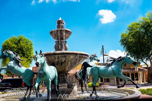 Scottsdale Arizona Outskirts Phoenix Old Town Reminder Wild West Artifacts — Stock Photo, Image