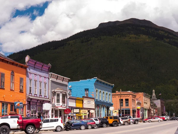 Former Silver Mining Town Silverton Which Reached Narrow Gauge Railway — Stock Photo, Image