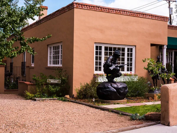 Santa Town New Mexicos High Desert Its Known Historic Adobe — Stock Photo, Image