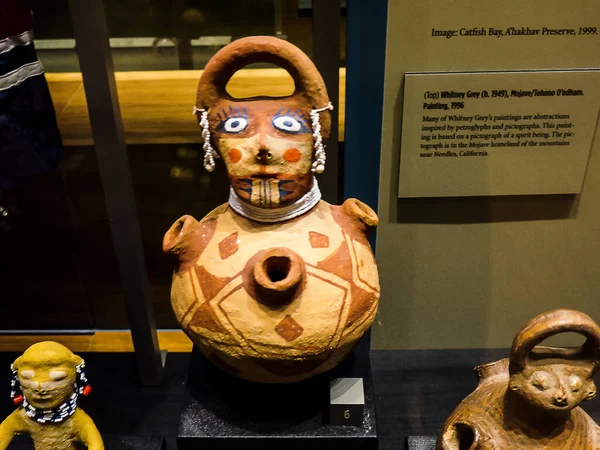 Hallott Múzeum Küldetése Hogy Elősegítse Amerikai Őslakosok Művészetének Örökségének Életmódjának — Stock Fotó
