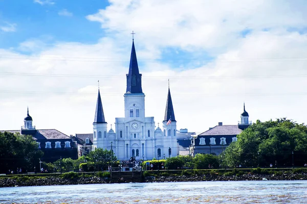 Catedral Católica Louis Nueva Orleans Luisiana — Foto de Stock