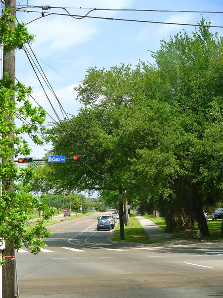 Crossroad Snelweg Uit New Orleans Louisiana Verenigde Staten — Stockfoto