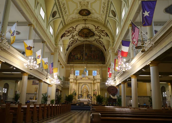 Die Katholische Kathedrale Von Louis New Orleans Louisiana Usa — Stockfoto