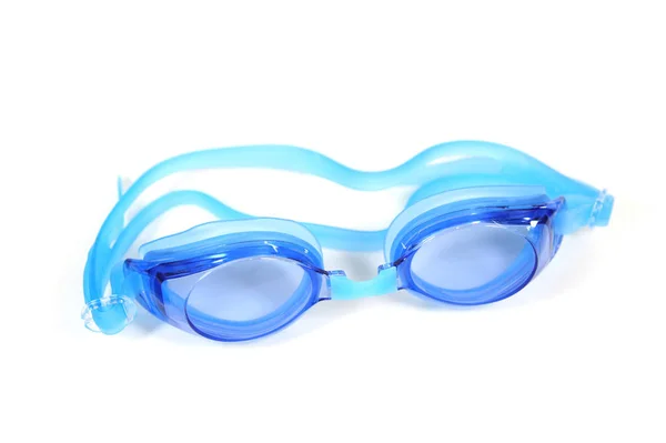 Gafas de natación sobre fondo blanco —  Fotos de Stock