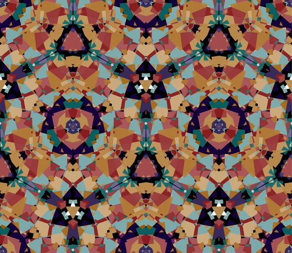 Dikişsiz desen renkli soyut şekilleri oluşan