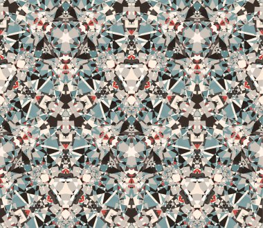 Vintage seamless modeli, soyut şekilleri oluşan arka plan,.