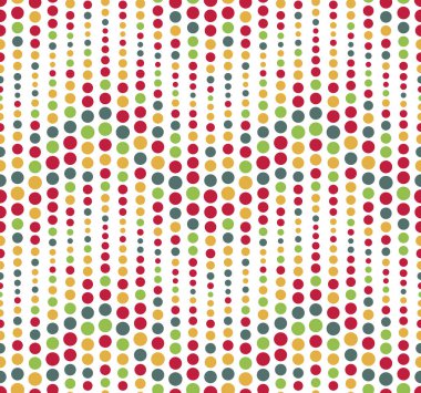 Geometrik seamless modeli. Şekil öğelerini, beyaz bir arka plan üzerinde yer alan yuvarlak renkli.