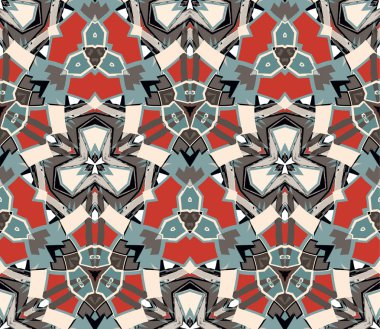 Çiçek seamless modeli, arka plan, soyut şekiller, tasarım öğesi.