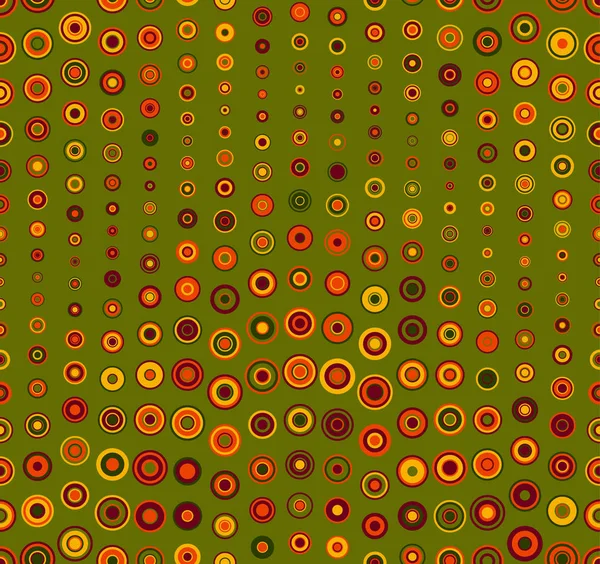 Vintage Nahtlose Muster Auf Grünem Hintergrund Besteht Aus Geometrischen Elementen — Stockvektor