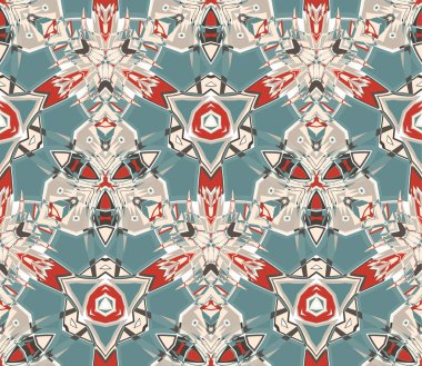 Çiçek seamless modeli, arka plan, soyut şekiller, tasarım öğesi.