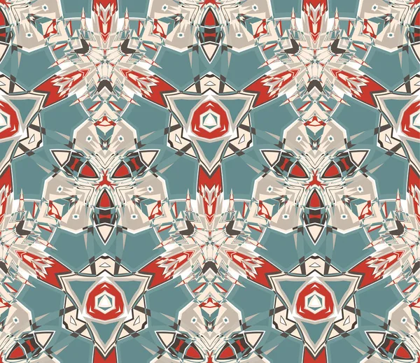 Motif Floral Sans Couture Fond Formes Abstraites Élément Design — Image vectorielle