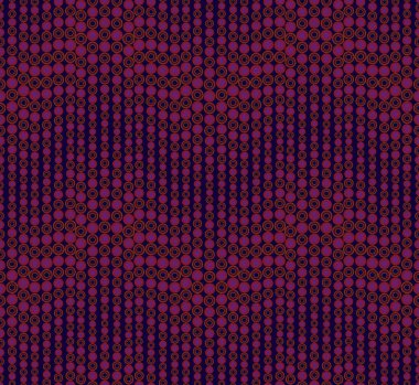 Koyu mavi zemin üzerine soyut seamless modeli. Bir dalga şekli vardır. Yuvarlak geometrik formlar oluşur. Doku ve sanatsal kompozisyonlar için tasarım öğesi olarak yararlı.