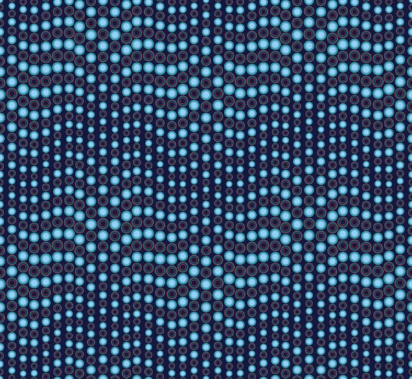 Abstract Seamless Pattern Dark Blue Background Has Shape Wave Consists — Stock Vector