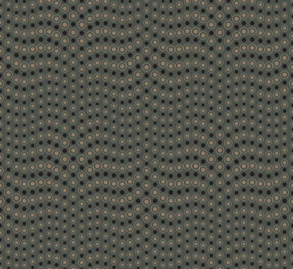 Abstraktní Vzor Bezešvé Zeleném Pozadí Tvar Vlny Skládá Kulaté Geometrických — Stockový vektor