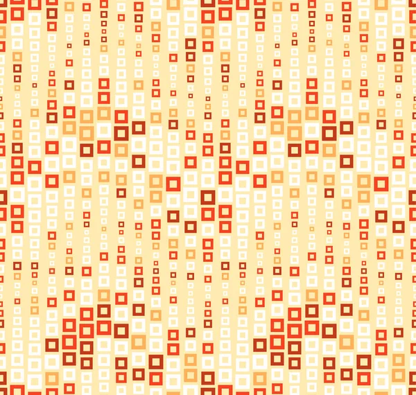 Seamless Pattern Yellow Background Has Shape Wave Consists Geometric Elements — Stock Vector