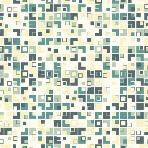 Mosaico Padrão Geométrico Sem Costura Cor Textura Composta Por Quadrados — Vetor de Stock