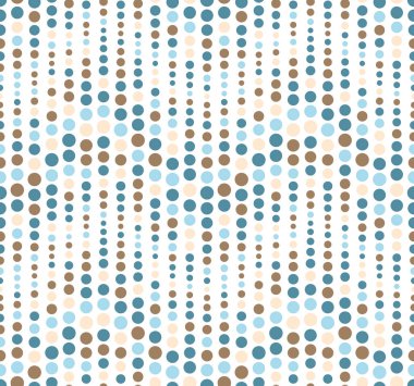 Seamless pattern, background, texture. Geometric elements. Colored circles. Polka dot. On white. Graphic design element. clipart