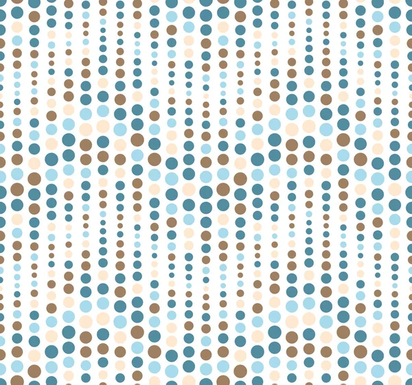 Бесшовный Рисунок Фон Текстура Геометрические Элементы Цветные Круги Polka Dot Стоковая Иллюстрация