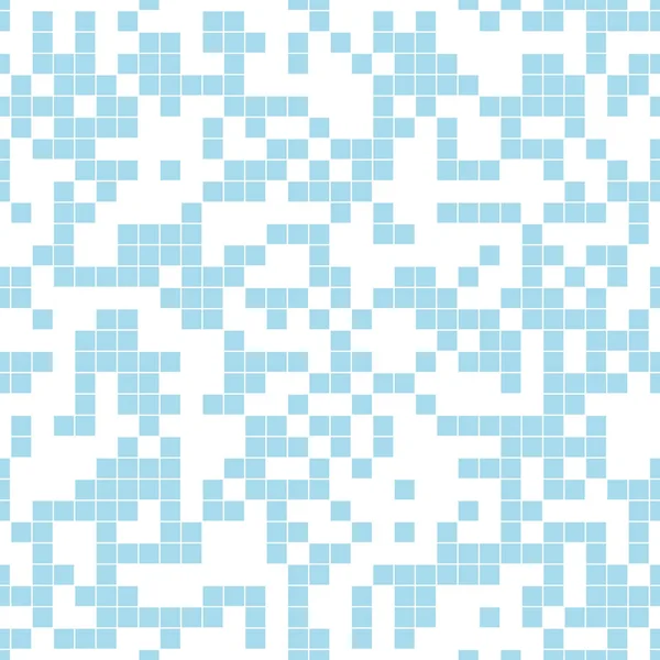 Monochromatický Mozaika Geometrické Bezešvé Vzor Textura Skládá Disjunktní Čtverce Nachází — Stockový vektor