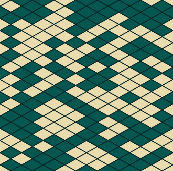 Vintage Mozaika Geometryczny Bezszwowy Wzór Tekstura Tło Składający Się Kolorowych — Wektor stockowy