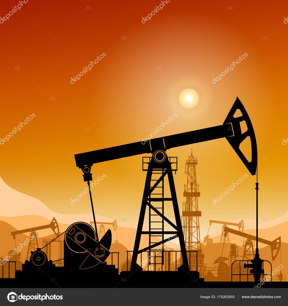 Oil Pump Jack Clip Art