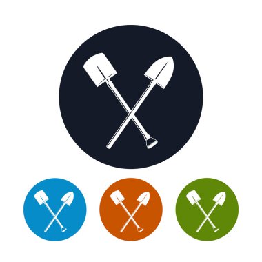 Çapraz bir kürek simgesi