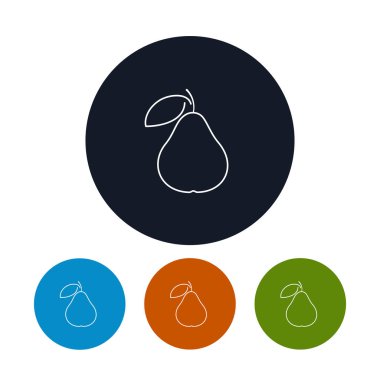 Pictograma pere în conturul