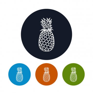 Kontür simgesi ananas