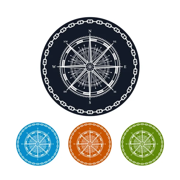 Ikona Kompas, ilustracji wektorowych — Wektor stockowy