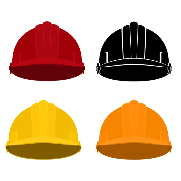 Set di cappello duro da lavoro — Vettoriale Stock