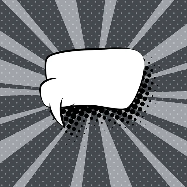 Güneş ışınları arka plan ve konuşma balonu