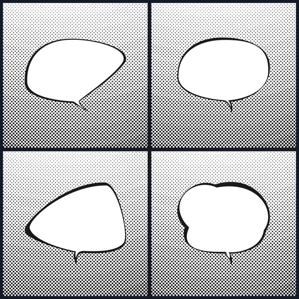 Set of Speech Bubble, Gradient Down Up — стоковый вектор