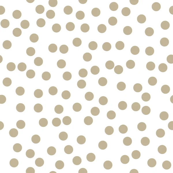 Gold Dots on White Background — Stock Vector