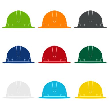 Renkli Emanet kask çalışma