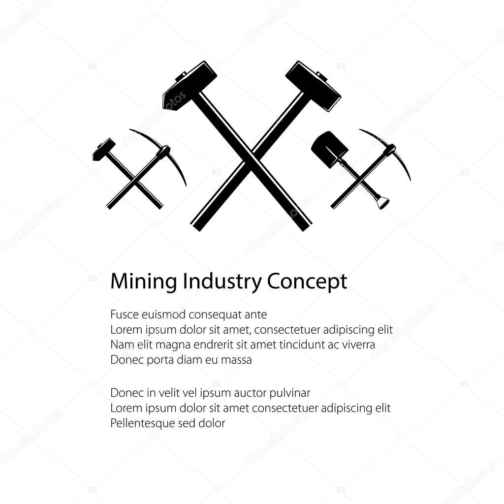 Mining and Construction Concept